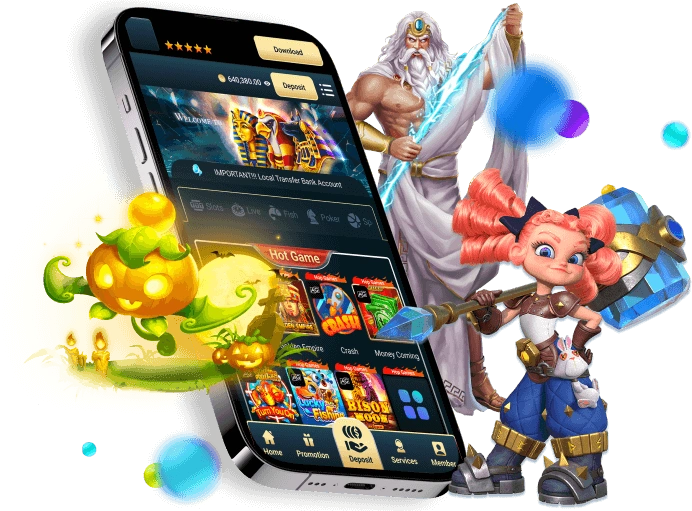 Hình ảnh đa dạng các trò chơi casino, slot và thể thao, thể hiện kho game phong phú của ok8683